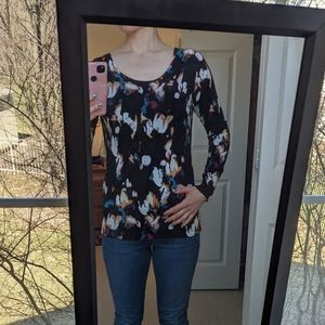 Multicolored White House Black Market Sweater